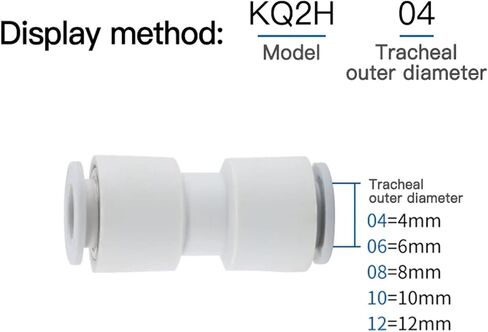 KQ2H04-00 KQ2H06-00 KQ2H08-00 KQ2H10-00 KQ2H12-00 KQ2H16-00 تجهيزات موصل المكونات الهوائية KQ2H (KQ2H08-00) in Saudi Arabia