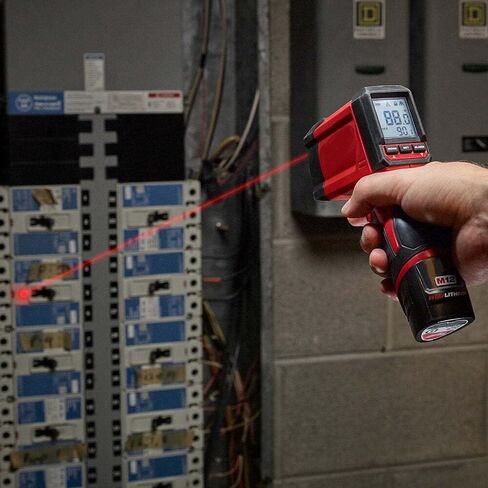 مسدس مقياس الحرارة بالأشعة تحت الحمراء ، بندقية درجة الحرارة ، مدفع درجة حرارة ، مدفع ترمومتر IR ، لميلووكي 2278-20-22-1،022 درجة فهرنهايت ، أداة مؤقتة-أداة عارية in Kuwait