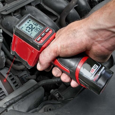 مسدس مقياس الحرارة بالأشعة تحت الحمراء ، بندقية درجة الحرارة ، مدفع درجة حرارة ، مدفع ترمومتر IR ، لميلووكي 2278-20-22-1،022 درجة فهرنهايت ، أداة مؤقتة-أداة عارية in Kuwait