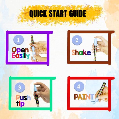 Liquid Chalk Markers - 8 Pack Neon Colors - 6mm Chalk Pens with Reversible Tip for Blackboards, Chalkboards, Glass, and Windows in Kuwait