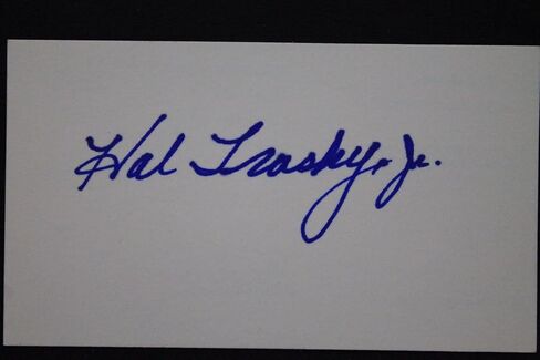 Hal Trosky Jr (d.2012) 1958 Sox Autographed Signed Business Card JSA 17E - MLB Autographed Baseball Cards in Saudi Arabia