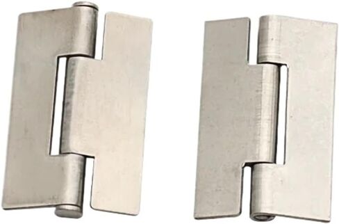 Switch Cabinet 304 Stainless Steel Non Porous Welded Door Hinge 1Pcs(Buffed) in Saudi Arabia