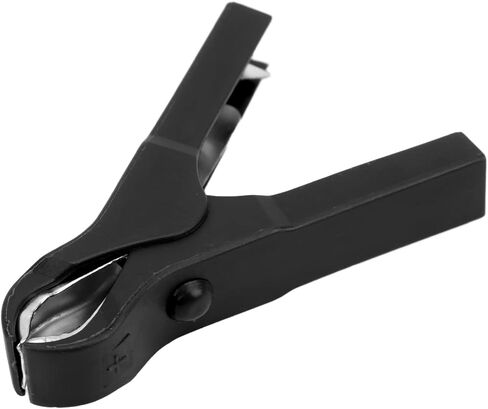 Electric Clip,10pcs Electric Clip Stainless Steel Spring Design Strong Clamping Steel ABS Material Safe Charging Clamp for Wires 30A(black) in Saudi Arabia