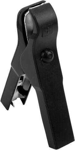 Electric Clip,10pcs Electric Clip Stainless Steel Spring Design Strong Clamping Steel ABS Material Safe Charging Clamp for Wires 30A(black) in Saudi Arabia