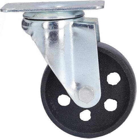 3.5 Inch Cart Wheel,Swivel Caster,Dolly Wheels,Durable Cast Iron Swivel Caster Wheels,Dual Bearing Heavy Duty Low Noise Wheel Accessory for Cart Trolley, Wheels Caster wheels Dolly wheels Swivel in Saudi Arabia