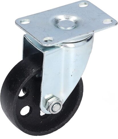 3.5 Inch Cart Wheel,Swivel Caster,Dolly Wheels,Durable Cast Iron Swivel Caster Wheels,Dual Bearing Heavy Duty Low Noise Wheel Accessory for Cart Trolley, Wheels Caster wheels Dolly wheels Swivel in Saudi Arabia