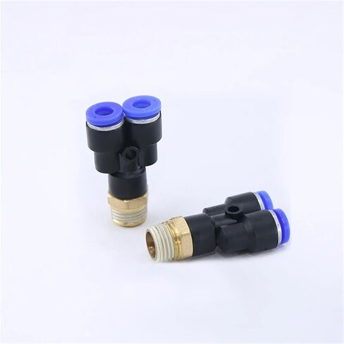 Threaded tee PX Pneumatic 4/6/8/10/12 series Pneumatic Fitting Y Shaped Tee Air Coupler Connector(PX 12-02) in Saudi Arabia