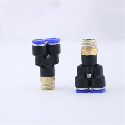 Threaded tee PX Pneumatic 4/6/8/10/12 series Pneumatic Fitting Y Shaped Tee Air Coupler Connector(PX 12-02) in Saudi Arabia