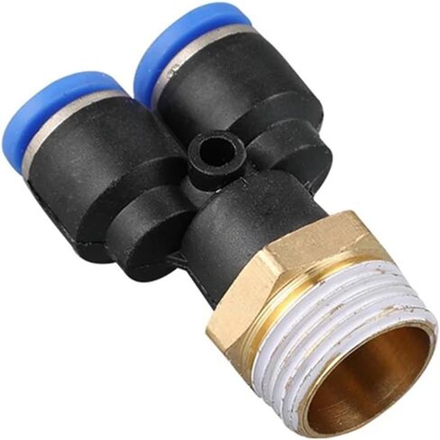 Threaded tee PX Pneumatic 4/6/8/10/12 series Pneumatic Fitting Y Shaped Tee Air Coupler Connector(PX 12-02) in Saudi Arabia