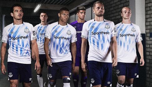 Umbro Men International Soccer 18/19 Treplica Jerseys ، Everton FC (Large ، Everton FC - Colors Third) in Saudi Arabia