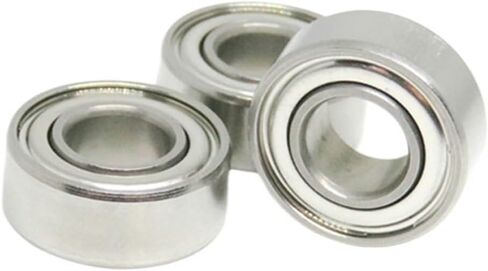 5pcs S695ZZ Hybrid Ceramic Bearing 5x13x4 S695C ZZ Stainless Steel Ceramic Bearing 5 * 13 * 4 ABEC7 RC Bearing 695ZZ Reel Bearing(S693C-ZZ 3x8x4mm) in Saudi Arabia