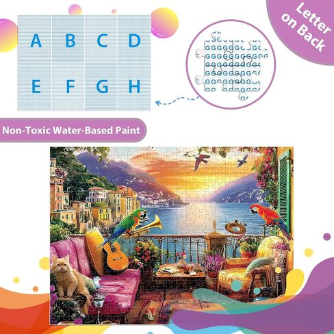 500 Piece Puzzles for Adults, Birds Jigsaw Puzzle 500 Piece for Adults Kids Seniors, Recycled Cardboard Large Piece Puzzle 500, Family Games Great Gift for Mom Dad Family Friends 20.5 x 15 in in Saudi Arabia