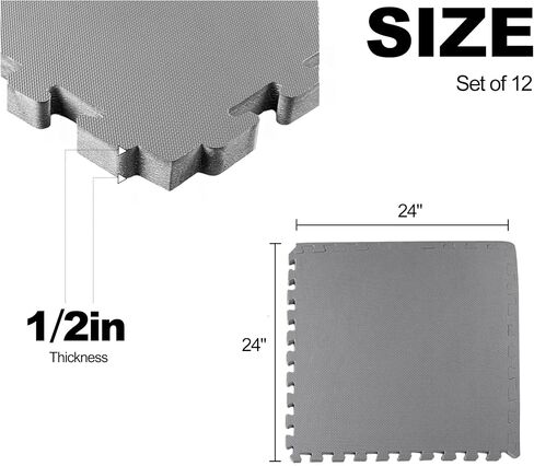 Puzzle Exercise Gym Flooring Mat in Kuwait