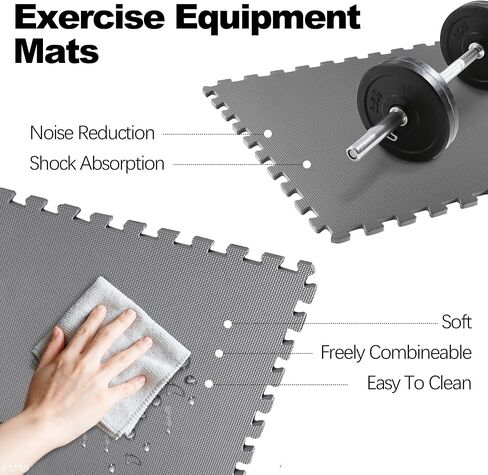 Puzzle Exercise Gym Flooring Mat in Kuwait