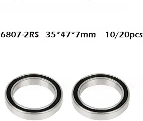 10pcs or 20pcs 6807 6807ZZ 6807RS 6807-2Z 6807Z 6807-2RS ZZ RS RZ 2RZ Deep Groove Ball Bearings 35 x 47 x 7mm(10PCS) in Saudi Arabia