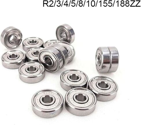 10 pcs r2zz r3zz r4zz r6zz r8zz r155zz r2-5zz r188zz r168zz r133zz ball bearings inch (r168zz) in Saudi Arabia