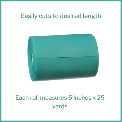 McKesson Can Do Exercise Resistance Band - Workout Bands for Physical Therapy - Green, Medium Resistance - 5 in x 25 yd, 1 Count in Saudi Arabia