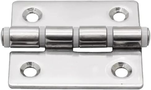 304 Stainless Steel with Rubber Pad Buffering Silent Flat Folding Hinge 1Pcs(79.5mmX65mm) in Saudi Arabia