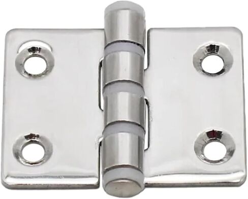 304 Stainless Steel with Rubber Pad Buffering Silent Flat Folding Hinge 1Pcs(79.5mmX65mm) in Saudi Arabia