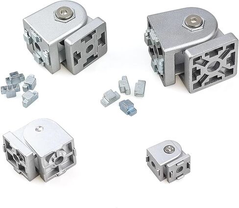 مفصلات مرنة محور مفصل الألومنيوم تجهيزات الزاوية اليمنى 2/4pcs (3030 (4pcs)) in Saudi Arabia