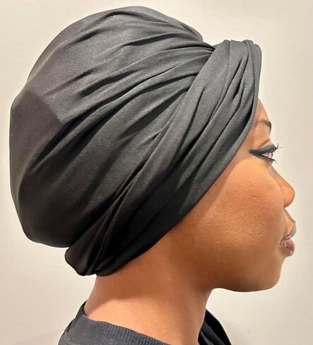 Combo Deluxe Swim Turban & Beach Combo - حماية أقصى للشعر الطبيعي والتجعيد والضفائر والتمديدات - التصميم غير القابل للماء مع تقنية سهلة - نظام العناية بالشعر المهنية in Saudi Arabia