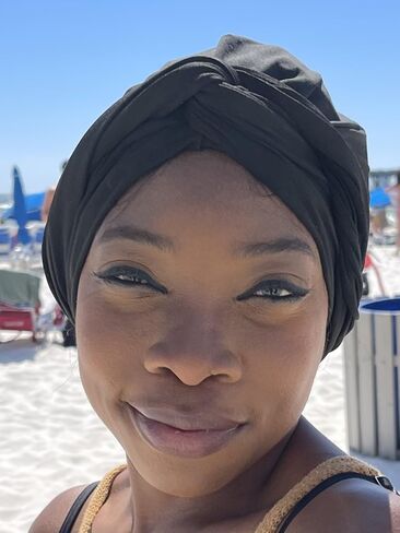 Combo Deluxe Swim Turban & Beach Combo - حماية أقصى للشعر الطبيعي والتجعيد والضفائر والتمديدات - التصميم غير القابل للماء مع تقنية سهلة - نظام العناية بالشعر المهنية in Saudi Arabia