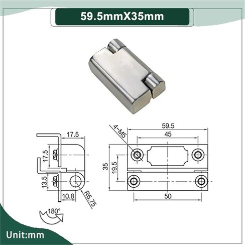 304 Stainless Steel Heavy-Duty Door Hinge 1Pcs(30mmX28.5mm) in Saudi Arabia