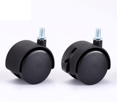 عجلات عجلة الكرسي 39 مم/1.5 بوصة M8 برغي/لوحة عجلات Castor عجلات العجلات 4pcs (لوحة مع الفرامل) in Saudi Arabia