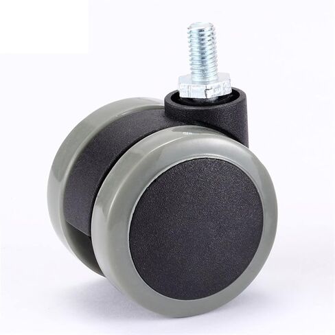 4Pcs 2 Inch M8 Universal Mute Chair Wheel Caster Heavy Duty 50kg Swivel Castor Replace Furniture(Screw Without Brake) in Saudi Arabia