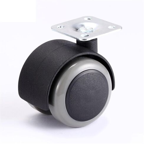 4Pcs 2 Inch M8 Universal Mute Chair Wheel Caster Heavy Duty 50kg Swivel Castor Replace Furniture(Screw Without Brake) in Saudi Arabia