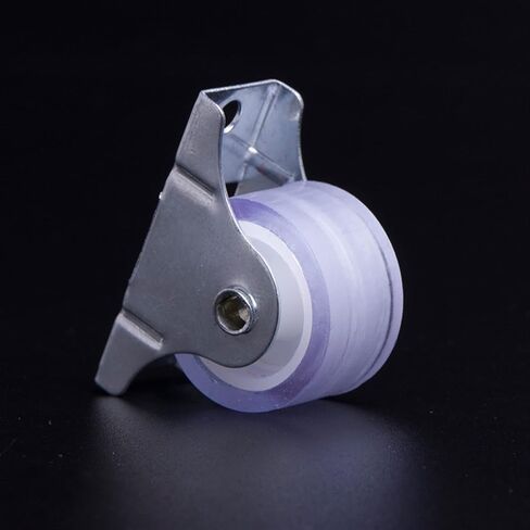 4Pcs Mute Silencing Wheel Caster Double Bearing Wear-rRsistant Flat Trolley Pulley Small in Saudi Arabia