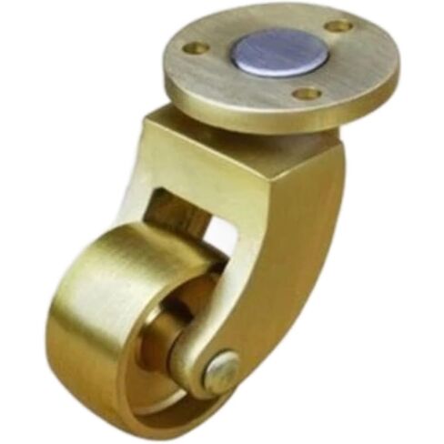 4PCS/LOT Brass Universal Caster Wheel Table Piano Heavy Round Caster Wheels-Wheel Diameter:25mm in Saudi Arabia