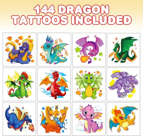 ArtCreativity Pirate Temporary Tattoos for Kids - Bulk Pack of 144 in Assorted Designs, Non-Toxic 2 Inch Tats, Birthday Party Favors, Goodie Bag Fillers, Non-Candy Halloween Treats in Kuwait