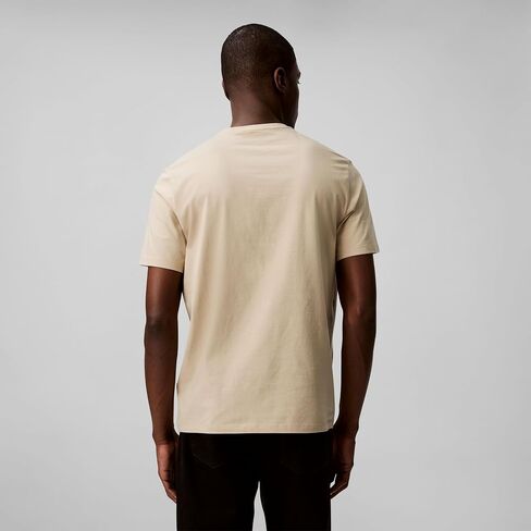 Calvin Klein Men's Relaxed Fit CK Logo Crewneck T-Shirt Brilliant White in Kuwait