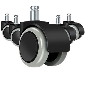 Caster Wheels Chair Wheels for Hardwood Carpet Tile Floors Heavy Duty Replacement Casters 5Pcs in Saudi Arabia