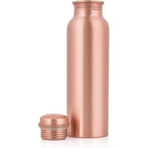 Pure Copper Water Bottle, 34 oz (950 ml), Smooth Finish, Leak-Proof Design Vessel, Ayurveda Health Benefit for Sport, Fitness, Yoga. Pure CopperBottle for Drinking Water in Kuwait