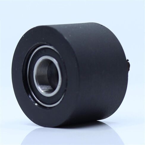 Power Transmission Products PU 6800 Bearing 10x35x30mm Shaft 10mm PU Pulley Roller with Two Bearings Low Noise Polyurethane for Drawing Machine Ball Bearings(10Pcs) in Saudi Arabia