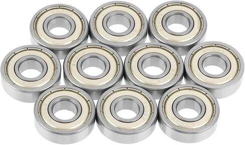 6000ZZ Metal Sealed Ball Bearing Long Lifespan for The Pump Industry, Plastic Machine, 10x26x8mm Set from 10 in Saudi Arabia
