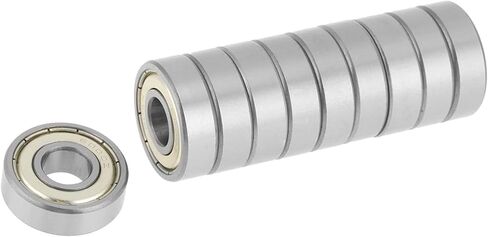 6000ZZ Metal Sealed Ball Bearing Long Lifespan for The Pump Industry, Plastic Machine, 10x26x8mm Set from 10 in Saudi Arabia