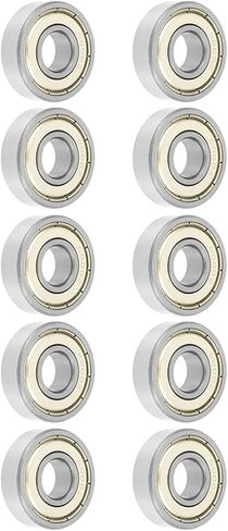 6000ZZ Metal Sealed Ball Bearing Long Lifespan for The Pump Industry, Plastic Machine, 10x26x8mm Set from 10 in Saudi Arabia