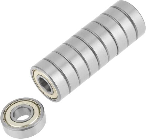 6000ZZ Metal Sealed Ball Bearing Long Lifespan for The Pump Industry, Plastic Machine, 10x26x8mm Set from 10 in Saudi Arabia