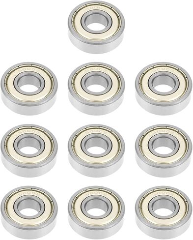 6000ZZ Metal Sealed Ball Bearing Long Lifespan for The Pump Industry, Plastic Machine, 10x26x8mm Set from 10 in Saudi Arabia
