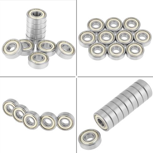 6000ZZ Metal Sealed Ball Bearing Long Lifespan for The Pump Industry, Plastic Machine, 10x26x8mm Set from 10 in Saudi Arabia