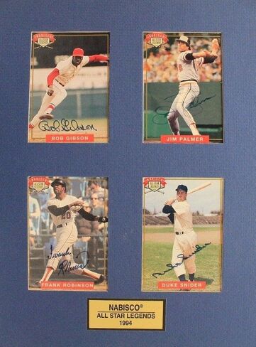 1994 Nabisco Legends توقيع جيبسون بالمر روبنسون سنايدر توقيعه ومتنزه - بطاقات البيسبول الموقعة MLB in Saudi Arabia