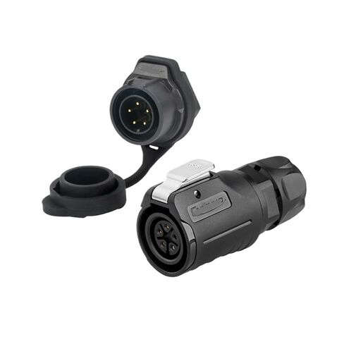 LP16 Aviation Plug 5-pin Power Signal Wiring Industrial Connector(Single Hole Male seat) in Saudi Arabia