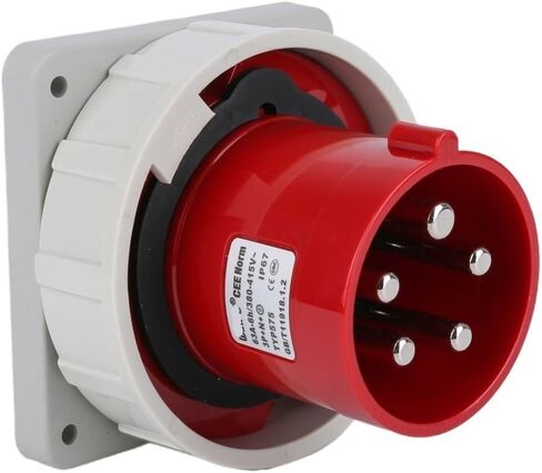 TYP575 Industrial Plug Concealed Straight Appliance Input Socket 63A 5-core IP67 in Saudi Arabia