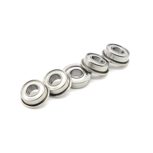 SMF105ZZ Flange Hybrid Ceramic Ball Bearing 5 * 10 * 4 Mm Double Shielded Stainless Steel Flanged Ball Bearings 2Pcs in Kuwait