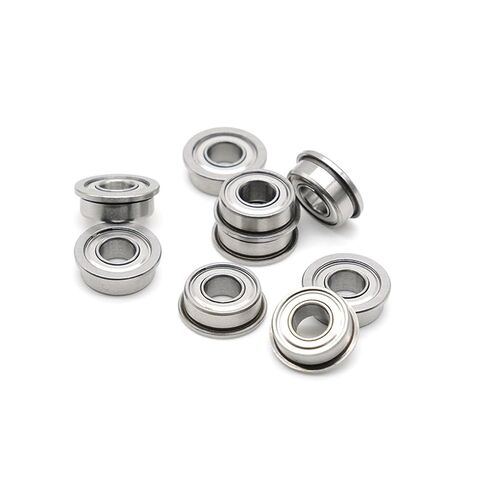 SMF105ZZ Flange Hybrid Ceramic Ball Bearing 5 * 10 * 4 Mm Double Shielded Stainless Steel Flanged Ball Bearings 2Pcs in Kuwait
