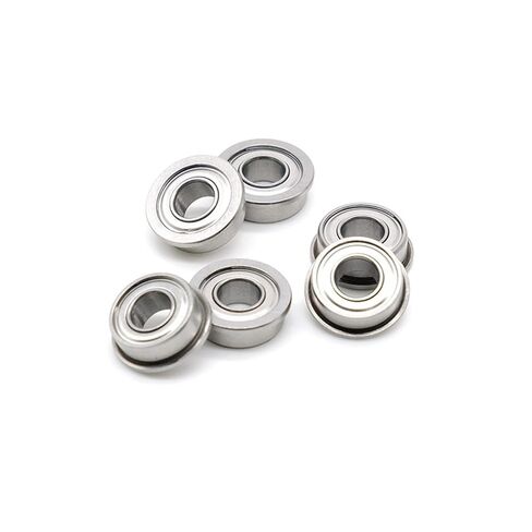 SMF105ZZ Flange Hybrid Ceramic Ball Bearing 5 * 10 * 4 Mm Double Shielded Stainless Steel Flanged Ball Bearings 2Pcs in Kuwait