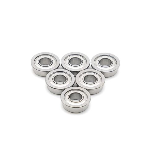 SMF105ZZ Flange Hybrid Ceramic Ball Bearing 5 * 10 * 4 Mm Double Shielded Stainless Steel Flanged Ball Bearings 2Pcs in Kuwait